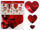 3-D Foil Heart Hanging Decoration