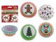 Christmas Mini Baking Cups 100pc