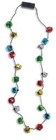 Christmas Flashing Bells Necklace